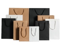 Sacs en papier kraft recyclables en gros avec poignées pour le commerce – Sacs de courses en papier avec poignées pour entreprises