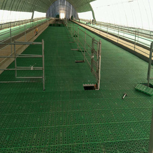 <strong>Plastic</strong> Slatted <strong>Flooring</strong> Sheep Pig Leak Dung Board <strong>Plastic</strong> Slat Floor for <strong>Goat</strong> Farming - Product Image 5