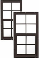 Ventanas Corredizas Verticales Grandes para Cobertizos, Gallineros, Casas de Juegos, Garajes, con Vidrio Templado