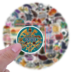 100 Pegatinas de Graffiti de Dungeons and <span class=keywords><strong>Dragons</strong></span> Online, Calcomanías Impermeables para Decorar Portátiles, Coches y Maletas - Product Image 3