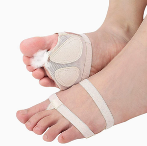 Protector de punta de pie para ballet, gimnasia y danza contemporánea, tipo medio calzón, color nude, para giros y danza lírica - Product Image 2