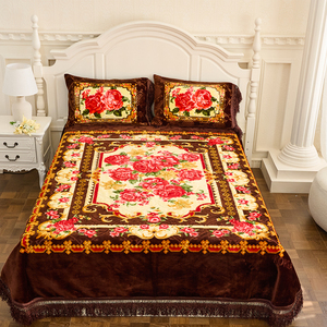 Coperta in Stile Coreano Personalizzabile con Nome, Calda Coperta Invernale Stampata in Visone, Set da 4 Pezzi <span class=keywords><strong>per</strong></span> <span class=keywords><strong>Letto</strong></span> <span class=keywords><strong>Matrimoniale</strong></span> - Product Image 3