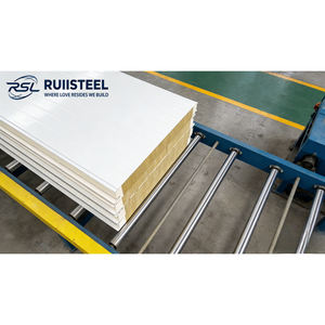 Panneau sandwich en laine de roche pour entrepôt, design moderne professionnel personnalisé, isolation <span class=keywords><strong>thermique</strong></span> et acoustique - Product Image 6