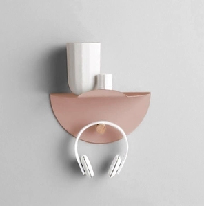 Home Living Room Nordic Metal Round Clouds <strong>Wall</strong> Shelf <strong>Racks</strong> Decor - Product Image 2