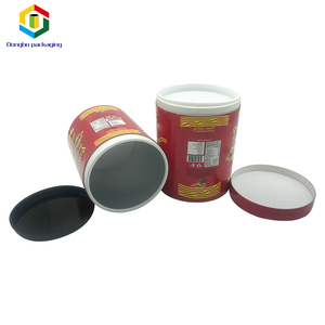 De grado de alimentos cartón ronda tubo de papel caja de embalaje de café de tubo para alimentos - Product Image 6