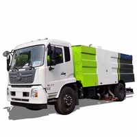 Camion balayeuse électrique Dongfeng, nouveau modèle, pour le balayage et le lavage des rues, avec batterie au lithium