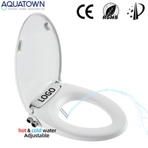 Asiento de <span class=keywords><strong>inodoro</strong></span> bidé alargado personalizado sin electricidad con agua fría/caliente, doble boquilla, autolimpieza automática, cuidado posparto para baño - Product Image 1