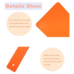 Plaque de protection dentaire portable rouge certifiée CE multifonction pour filtre de lumière de photopolymérisation - Product Image 4