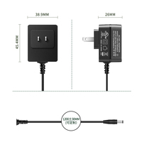 Adaptateur secteur OEM US EU Plug DC 5v 5.2v 5 Volt 1 Amp 1a 1.5a 2a 3a 4a 5a 8a 10a avec câble UL de 1m 1.2m 2m 3m