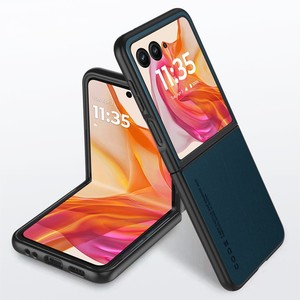Étui de téléphone portable en cuir vegan antichoc uni pour <span class=keywords><strong>Motorola</strong></span> Razr 50 Flip, étui pour <span class=keywords><strong>Motorola</strong></span> <span class=keywords><strong>40</strong></span> Ultra - Product Image 3