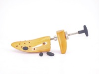 Embauchoir pour chaussures en bois de hêtre, extenseur de chaussures à deux voies, avec poignée en T, en bois dur (vernis), DDP - SS02D