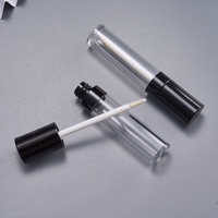 Tube rond avec tube de glaçure à lèvres moyen Emballage de brillant à lèvres cosmétique Tube en plastique cosmétique