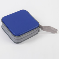 Boîte à CD carrée en plastique modèle 2040+ épaissie, étanche, pliable, multifonctionnelle, portable, anti-poussière pour voiture, capacité 40 disques