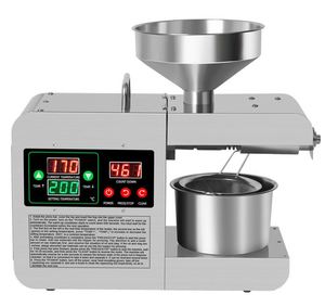 T2C Stainless Steel Automatic Cold Hot Pressing Multi-<b>Oil</b> New Home/Commercial Peanut <b>Oil</b> Press <b>Machine</b> - Product Image 2