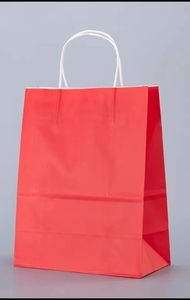 Bolsas de Regalo de Papel Kraft Coloridas al por Mayor con Asas y Logotipo Personalizado - Product Image 4