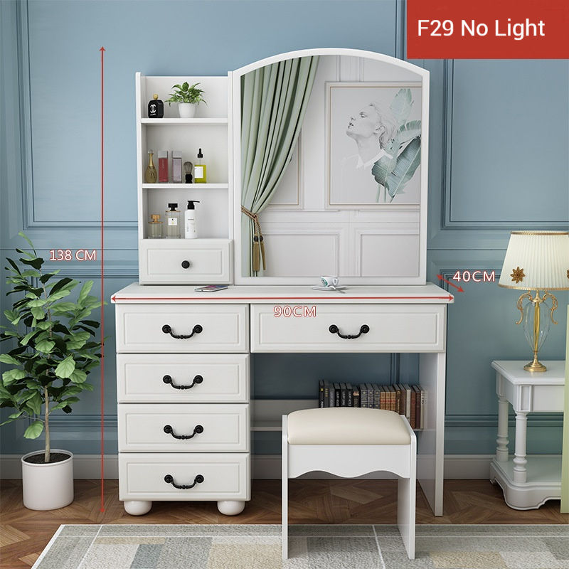 F29 Left cabinet no light [90cm] comes with a stool