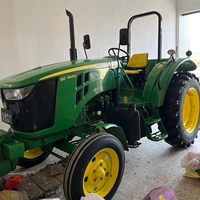 Tractor de Ruedas John 5E1000 de 100HP Usado en Buenas Condiciones para Exportaciones Globales de Maquinaria Agrícola