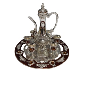 Ensemble de tasses et plateau décoratifs musulmans pour boire, style Ramadan, avec motif Zemzem - Product Image 2