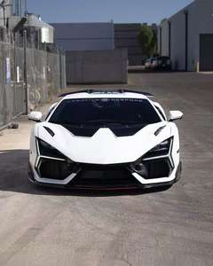 Kit carrosserie en fibre de carbone sèche style DK pour <span class=keywords><strong>Lamborghini</strong></span> Revuelto, lèvre avant en fibre de carbone sèche, jupe, diffuseur arrière, spoiler, capot, kit carrosserie - Product Image 3