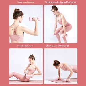 Set di Manubri Rosa per Palestra Femminile, Attrezzatura per Esercizi a Casa, Yoga e Fitness, Manubri Intelligenti per Perdita di Peso - Product Image 4