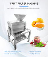Máquina Industrial para Pulpar y Triturar, Motor de 220V y 1.5kW, Marca Reconocida, Canal Único para Frutas y Verduras