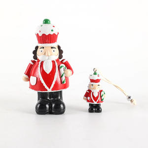 LINDA New Christmas Resin Ornaments Santa Claus Snowman <span class=keywords><strong>Micro</strong></span> Landscape Accessories Pendant - Product Image 4