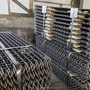 High Quality Customized Lianfa LF006 65Mn Double Crimped Wire Woven Vibrating Screen Mesh Plain Weave for Mine and Quarry Use - Product Image 5