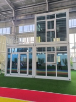 Maison conteneur modulaire préfabriquée à plusieurs étages empilable pour usage résidentiel et commercial