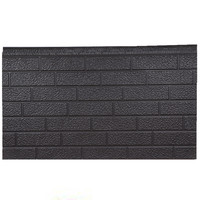Panneau mural en sandwich léger ignifuge en matériau métallique décoratif Pu Eps Faom Core, nombreux styles de briques pour la maison