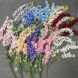 Vignes artificielles de glycine, fleurs en soie, décoration de mariage, décoration murale et de plafond florale, style moderne léger - Product Image 4
