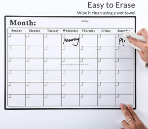 Lavagna Magnetica in Gomma Morbida per Frigorifero, <span class=keywords><strong>Bacheca</strong></span> per Promemoria, Pianificatore per Cucina e Ufficio, Lista della Spesa, Magneti per Frigorifero - Product Image 4
