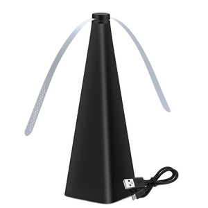 Ventilateurs anti-mouches pour tables Ventilateurs anti-insectes rechargeables pour tables d'extérieur à éloigner par des ventilateurs de nourriture à lames souples pour camping pique-nique - Product Image 1