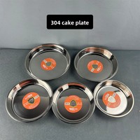 Assiette ronde jetable en acier inoxydable 304 Yolecen pour usage domestique, pour la cuisson à la vapeur de nouilles de riz, de gâteaux mille-feuilles, de rouleaux de riz