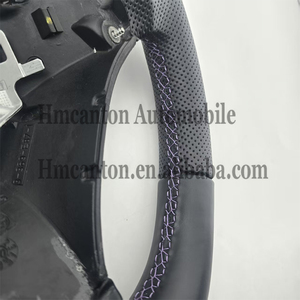 สปอตพวงมาลัยรถยนต์หนังสำหรับ BMW E90 E92 E93พวงมาลัยรถยนต์ M3 E87สินค้าใหม่ - Product Image 5