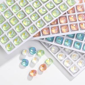 Pierres de cristal en verre K9 de forme coussin Xichuan, 100 couleurs, 6/8/10/12/18 mm, vente en gros, pierres pointues pour bijoux et vêtements - Product Image 5