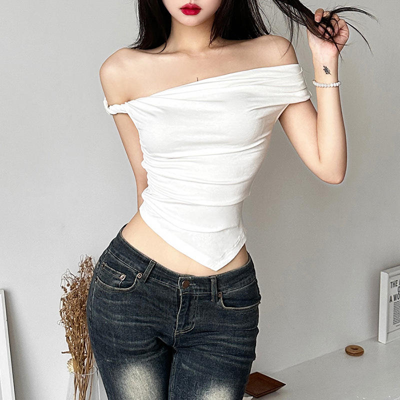 Solid Crop Top Y2k Sweet Cute Casual Basics 2000s Tank Top New Sleeveless Slim Sexy High Street Camis Women Clothing