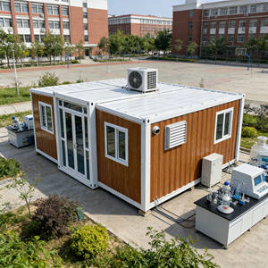 Casa Contenedor Portátil <span class=keywords><strong>de</strong></span> 3 Dormitorios y 20 Pies, Expandible, Prefabricada, Modular, Escalable, Hecha con <span class=keywords><strong>Panel</strong></span> Sándwich - Product Image 1