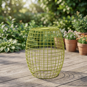 Tabouret en fil de fer thermolaqué - Product Image 3