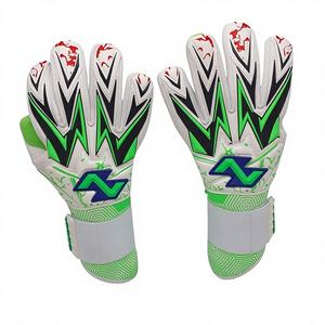 Gants de gardien de but pour enfants en cuir léger de haute qualité, protection confortable des doigts, couleurs personnalisées, tailles ajustables, boucle à crochets - Product Image 1