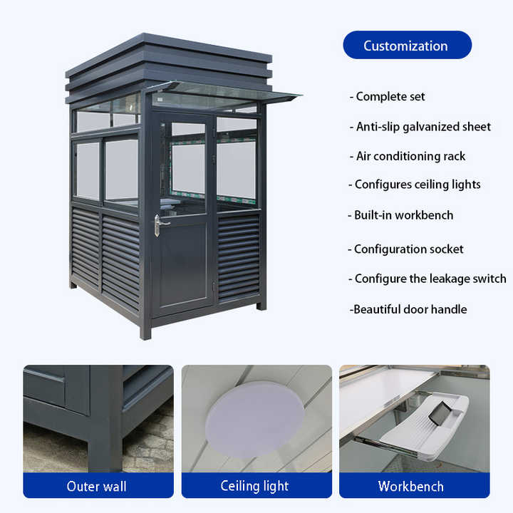 Secure and Stylish Guard House - Durable Container Design