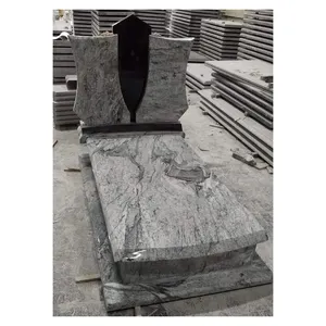 Granite Tombstones and Monuments with Angels German Style Viscount White Memorial Stone