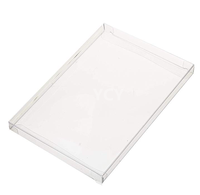 Boîte d'emballage cadeau transparente en PVC rectangulaire personnalisée, écologique, certifiée ISO, étanche, pour matériel, avec logo personnalisé