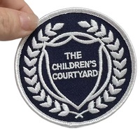 Patch brodé 3D personnalisé en gros, thermocollant, pour la décoration de sweats à capuche de studio et de vêtements de travail