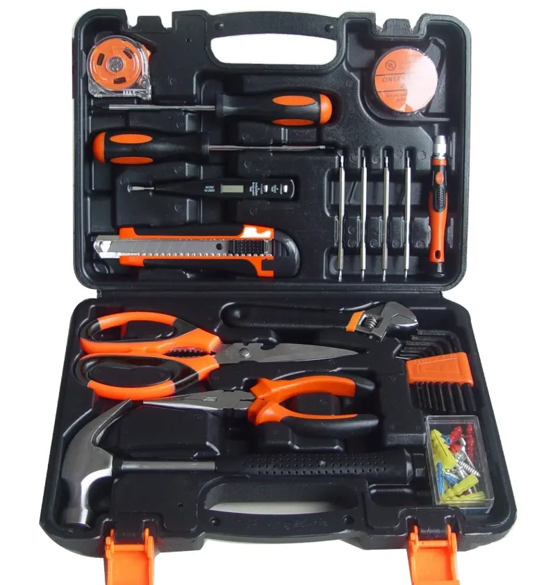 China Factory 45pcs household repair hand tool set carbon steel tool kit with Multi-purpose screwdriver tool sets