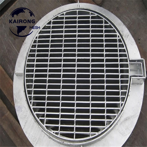 Grille <span class=keywords><strong>de</strong></span> <span class=keywords><strong>sol</strong></span> en acier galvanisé à chaud <span class=keywords><strong>de</strong></span> haute qualité <span class=keywords><strong>pour</strong></span> lavage <span class=keywords><strong>de</strong></span> voitures, 32*5mm, grille en acier inoxydable <span class=keywords><strong>pour</strong></span> parkings - Product Image 5