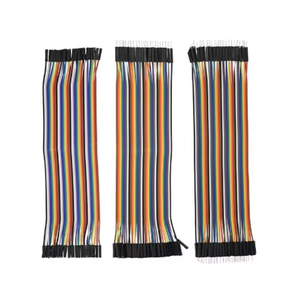 Câble ruban couleur DuPont, connecteurs femelle-mâle-femelle-mâle, 2,54 mm, 10, 20, 40, 30 cm - Product Image 1