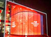 Pantalla LED Transparente de Alta Luminosidad Personalizada para Interiores, para Paredes de Vidrio y Ventanas de Tiendas, Pantalla LED Transparente para Publicidad