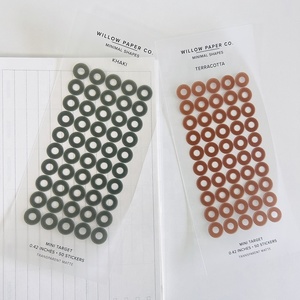 Khuyến mại rõ ràng minh bạch kế hoạch hàng tuần văn phòng phẩm chấm Vinyl Matte <span class=keywords><strong>Sticker</strong></span> Sheets đối với trang trí - Product Image 1