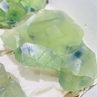 Offre Spéciale : Échantillon Minéral de Pierre Brute de Haute Qualité pour Décoration Intérieure – Fluorite Phantôme Bleue Naturelle, Idéale pour un Cadeau