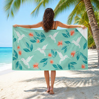 Serviettes de sport en coton pur à 100 %, ultra-absorbantes, séchage rapide, légères, pliables, respirantes, de luxe, pour la plage